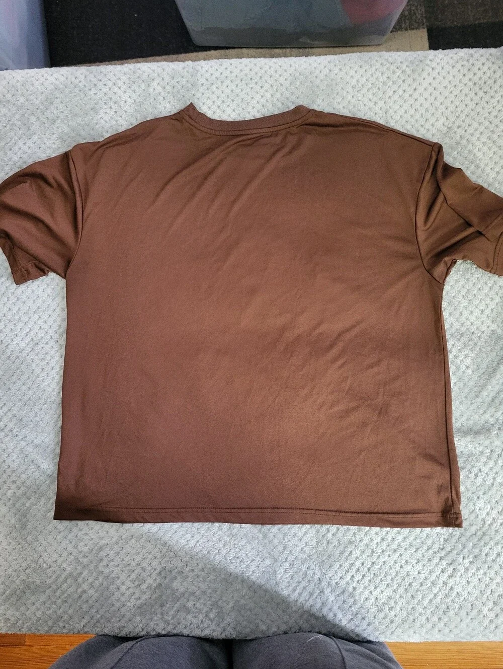 Shein Brown‎ Tee With Butterflies XL